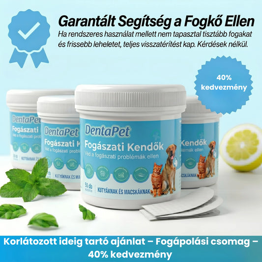 DentaPet - Fogtisztító Ujjkendő